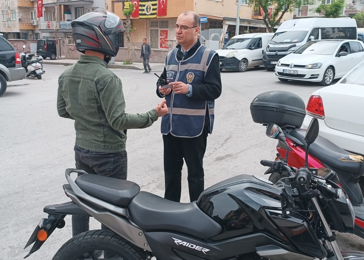 Manisa’da 33 motosiklet trafikten men edildi