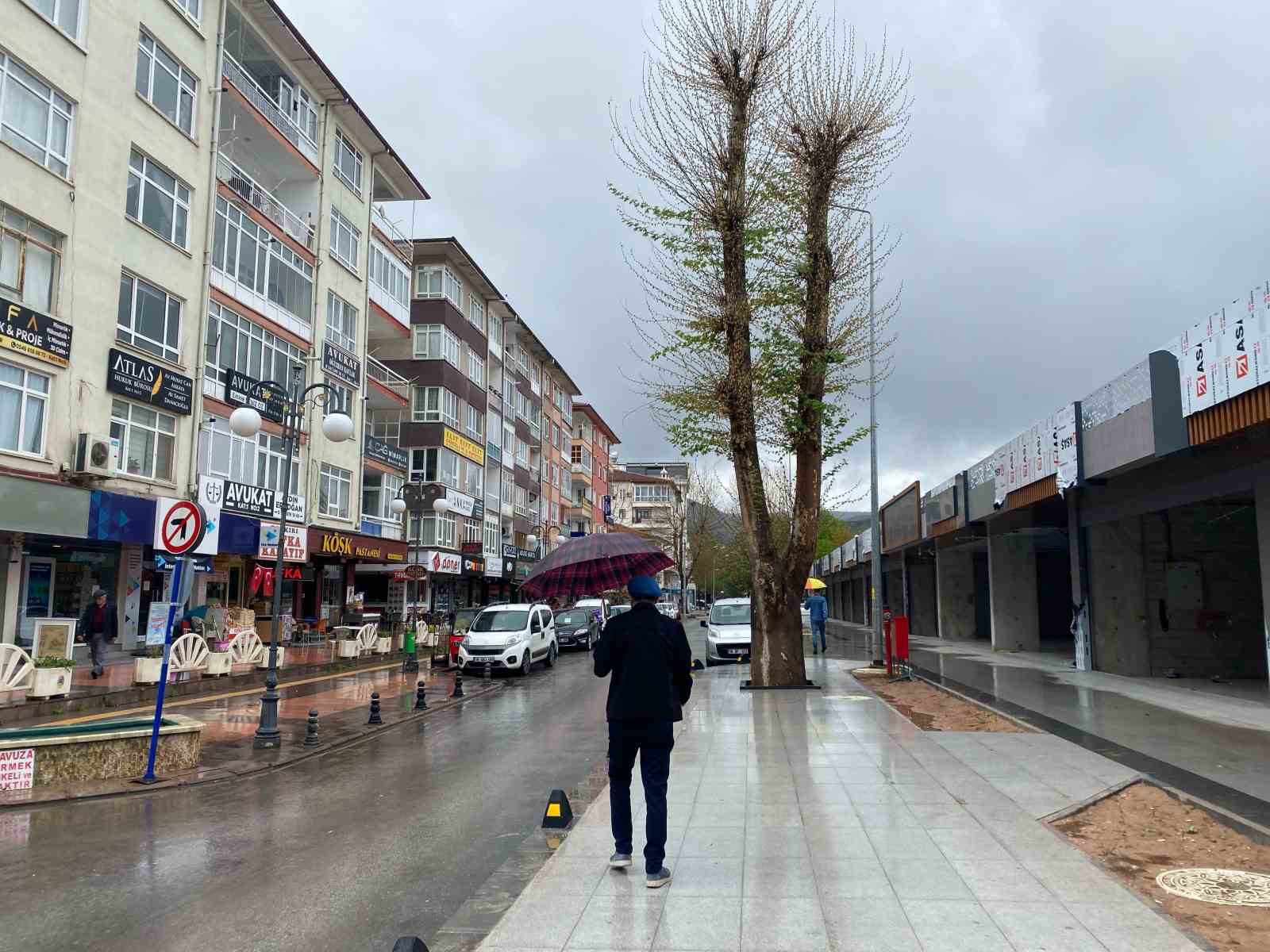 Meteorolojinin uyardığı Çankırı’da sağanak yağış etkili oldu