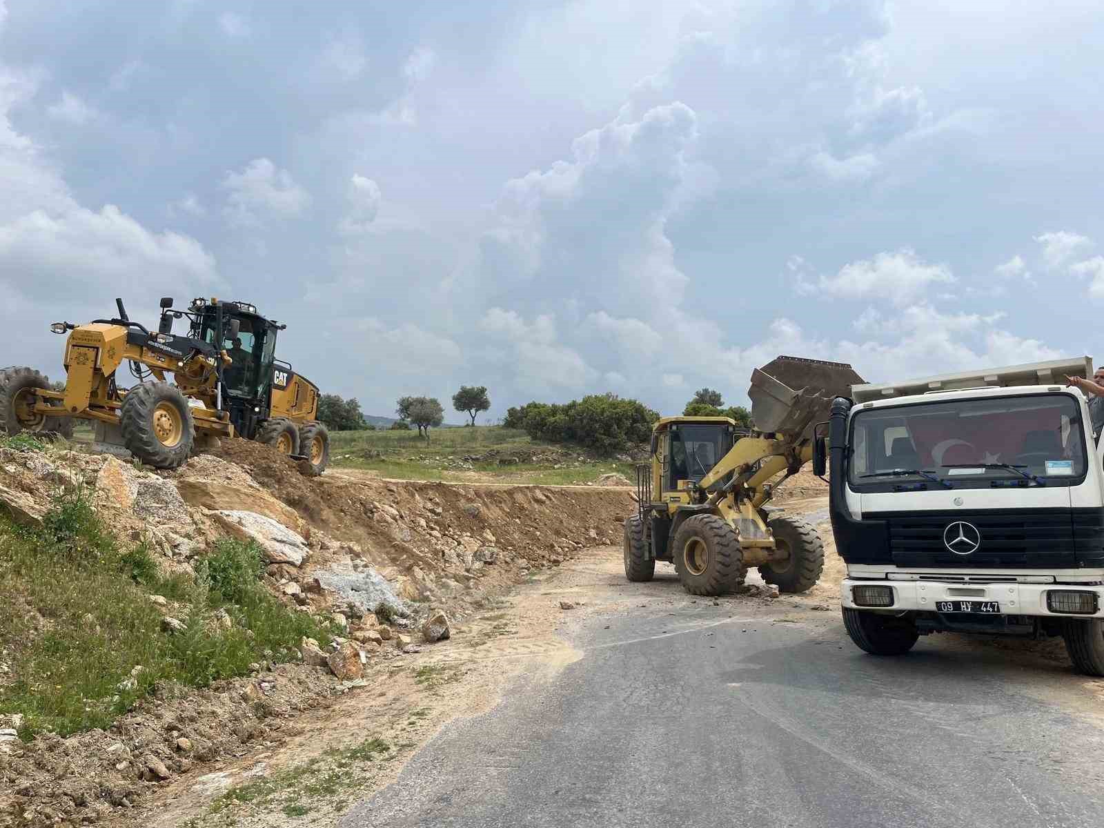 Yenipazar’da Büyükşehir’in çalışmaları devam ediyor