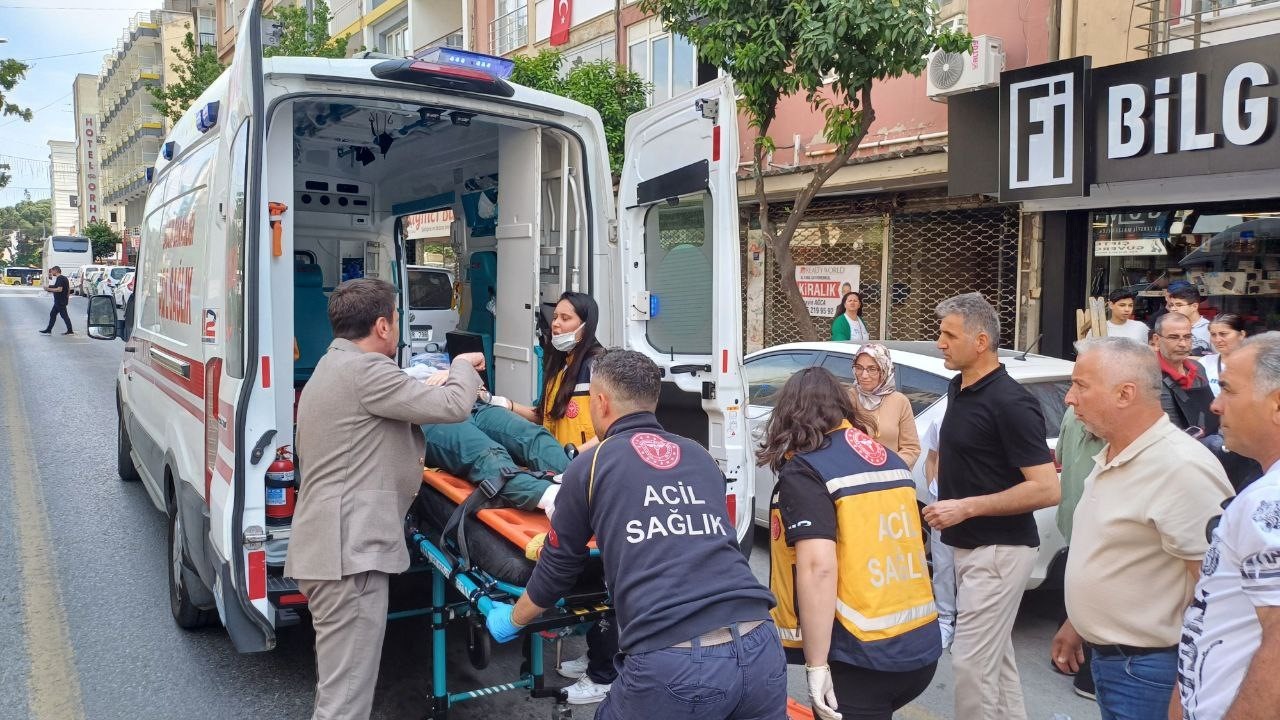 Yol ortasında inmeye çalıştı, kazaya sebep oldu: 1 yaralı