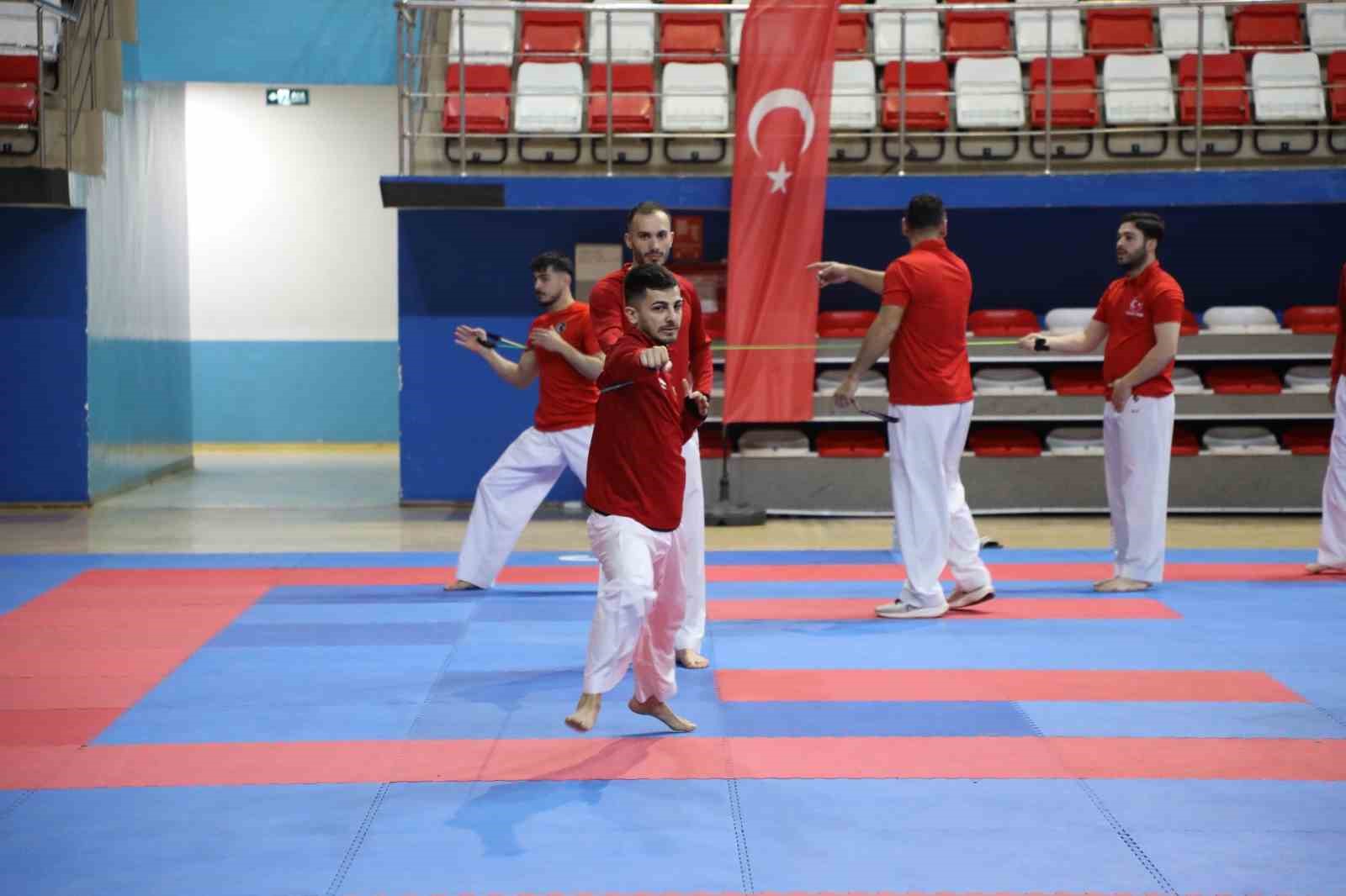 Milli karateciler, Ağrı’da yüksek rakımda çalışıyor