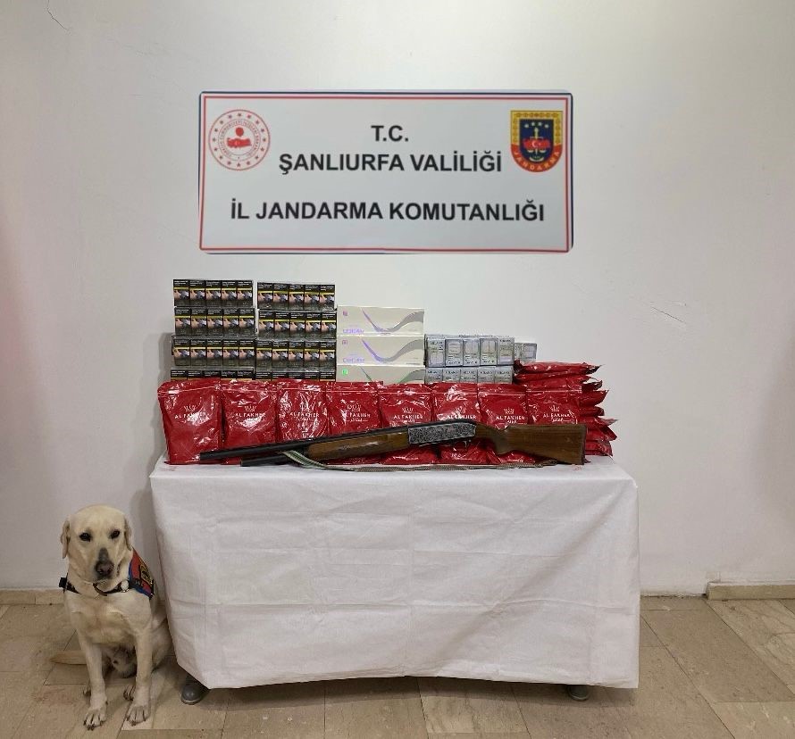 Şanlıurfa’da kaçak alkol ve tütün ele geçirildi