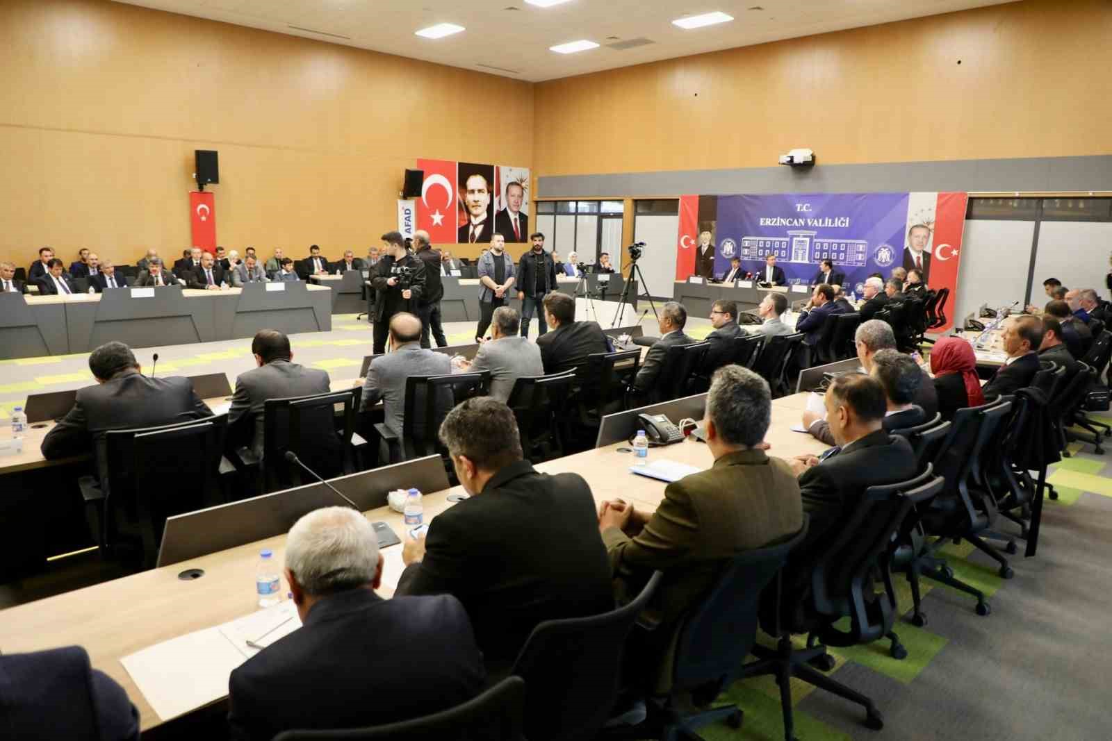 Erzincan’da 2025 Yılı 2. İl Koordinasyon Kurulu Toplantısı yapıldı