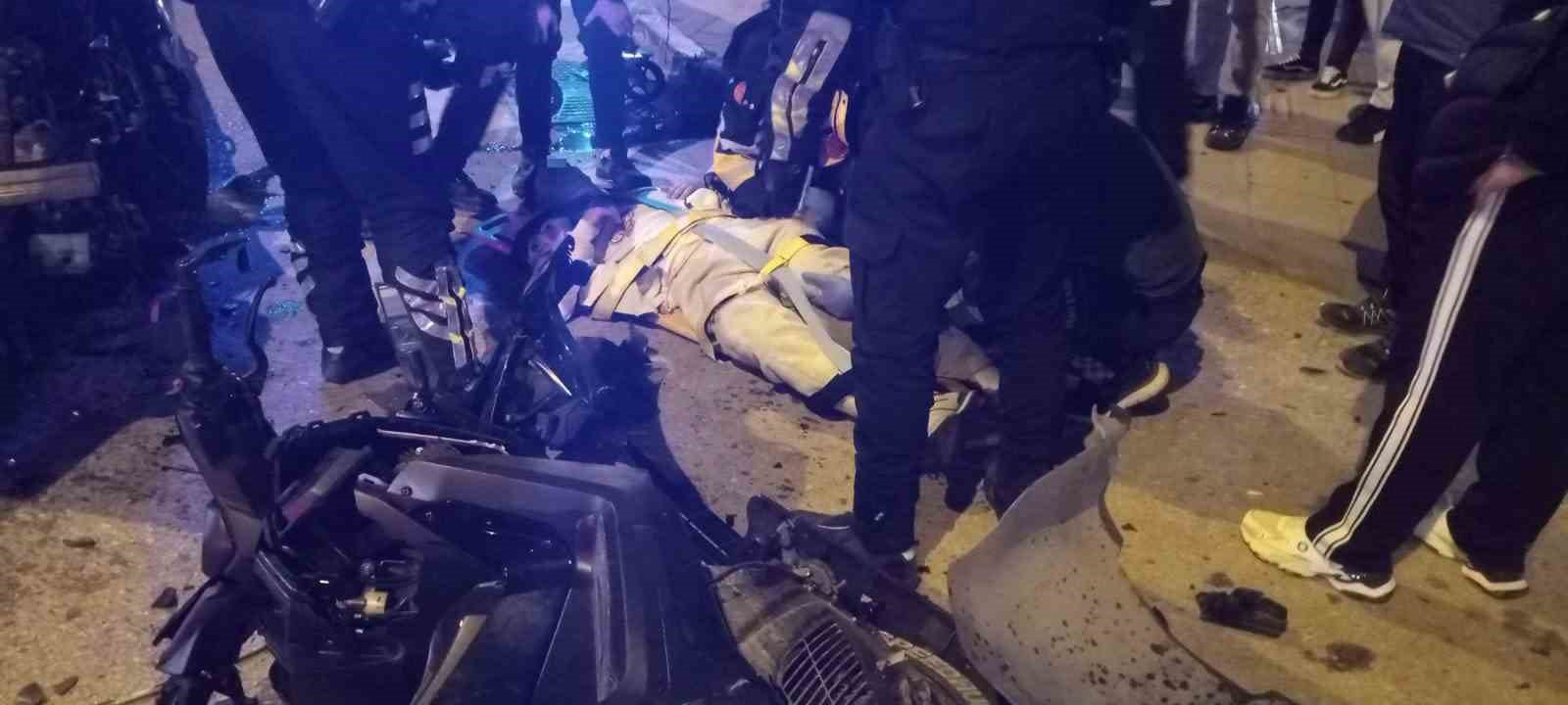 Gemlik’te feci kaza: 1 ağır yaralı