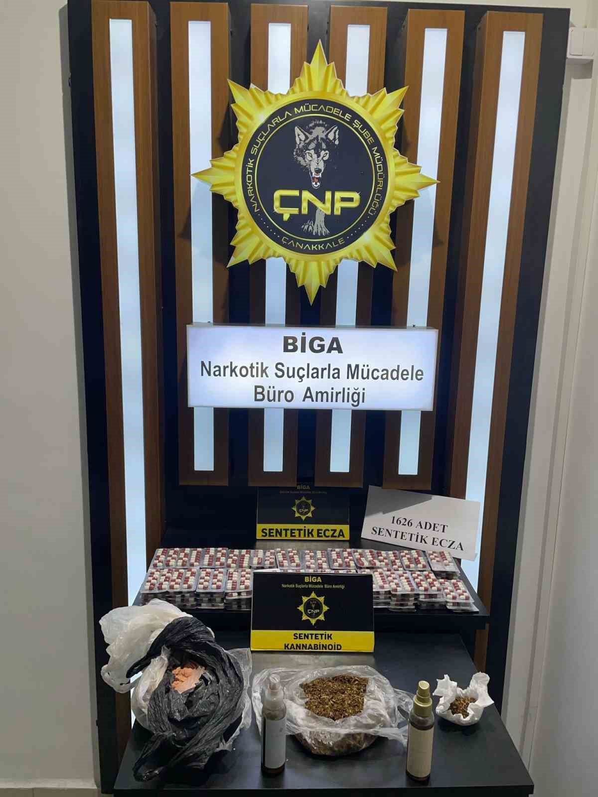 Çanakkale’de uyuşturucu operasyonu: 1 tutuklama