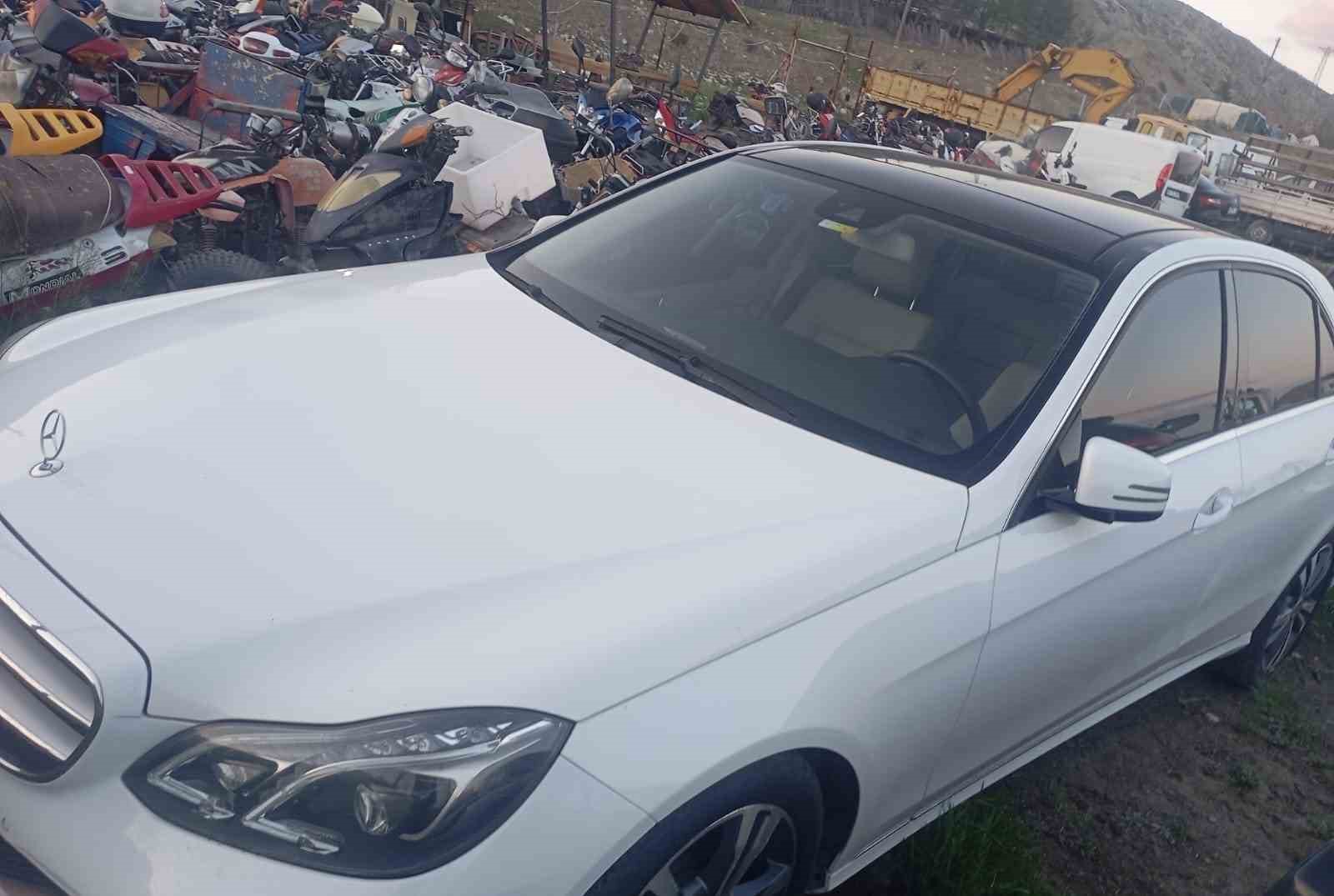 Beypazarı’nda sahte plakalı otomobil yakalandı