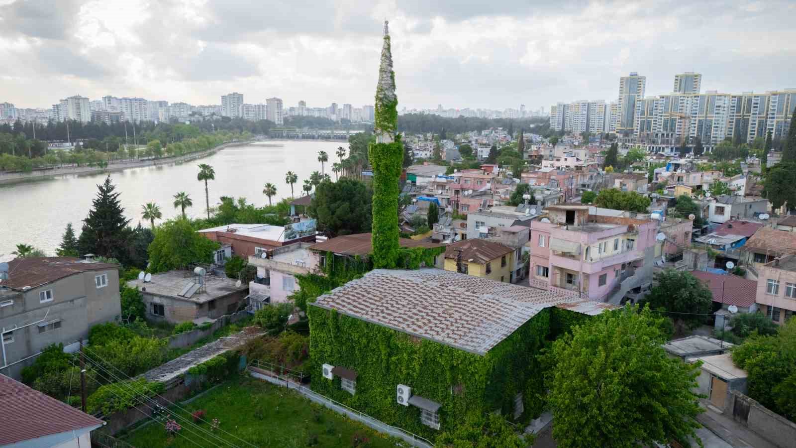 Adana’nın Botanik Bahçesi "Yeşil Cami" sarmaşıklara büründü