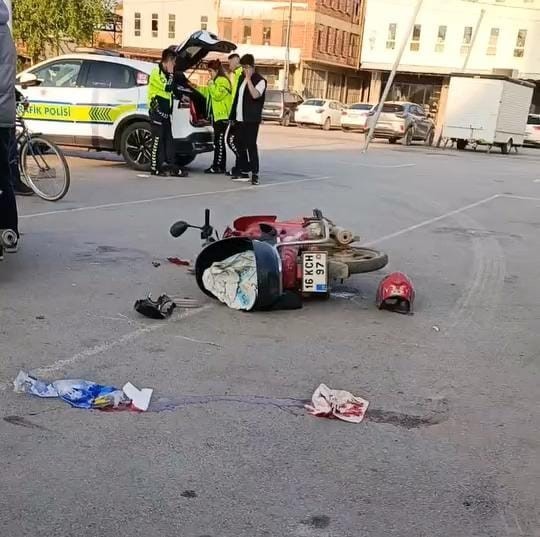 Bursa’da kafa kafaya çarpıştılar