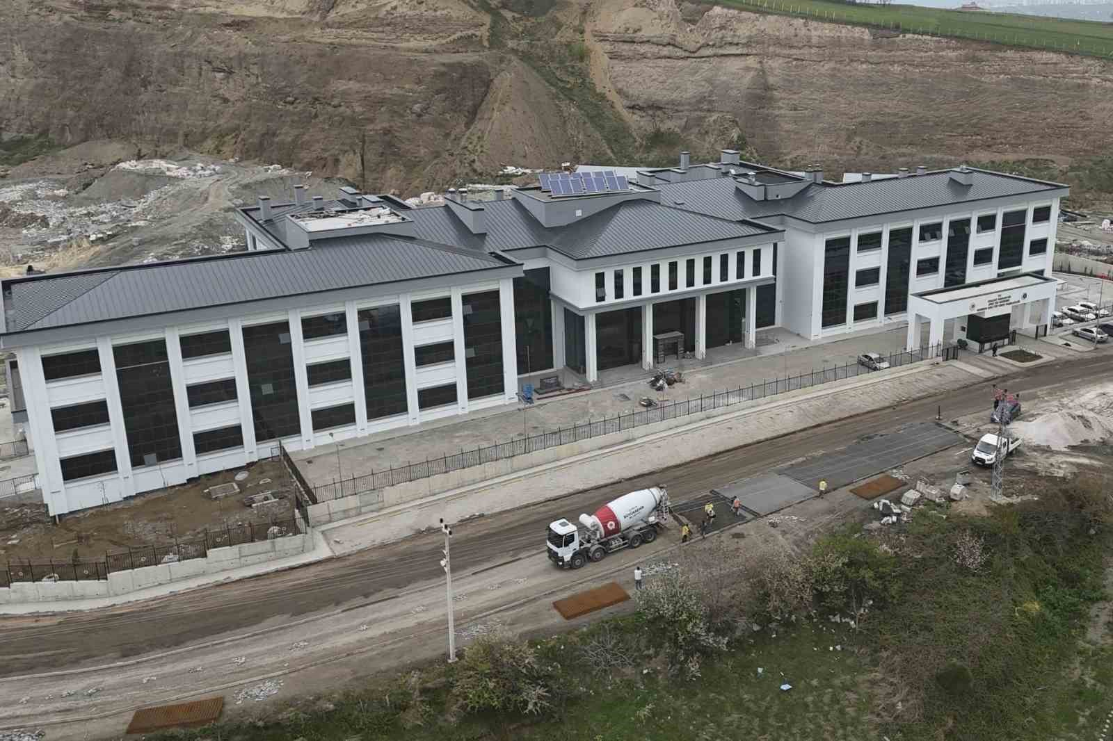 Samsun Adli Tıp Grup Başkanlığı yol çalışmaları