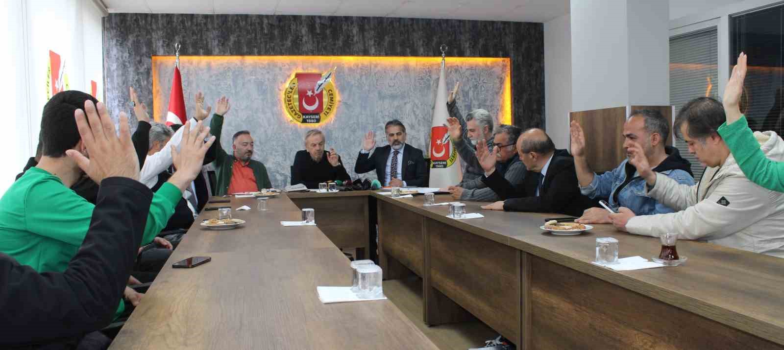 TSYD Kayseri Şubesi&rsquo;nde başkan Doğan Havur oldu
