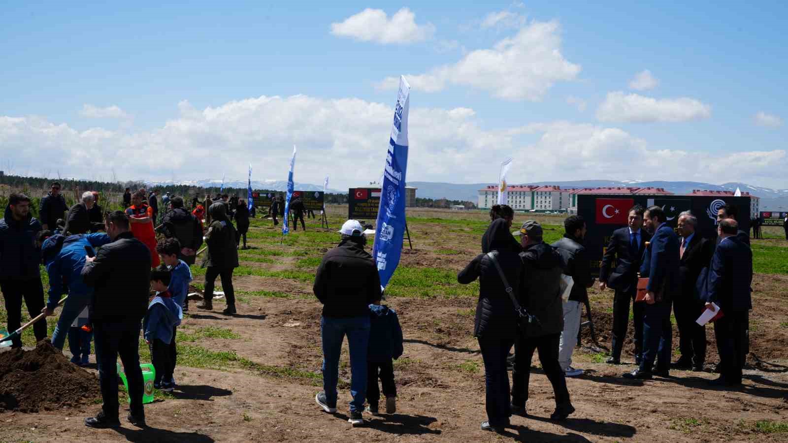 Erzurum’da EİT ülkeleri adına hatıra ormanı oluşturuldu