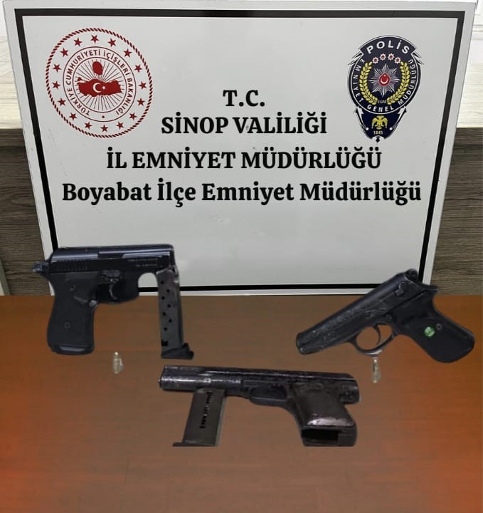 Sinop’ta uyuşturucu ve silah operasyonu: 5 şüpheli hakkında işlem başlatıldı