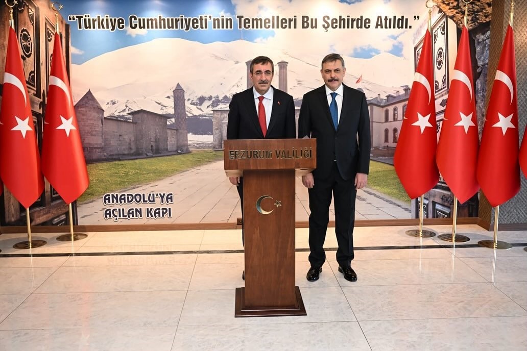 Cumhurbaşkanı Yardımcısı Cevdet Yılmaz Erzurum’da