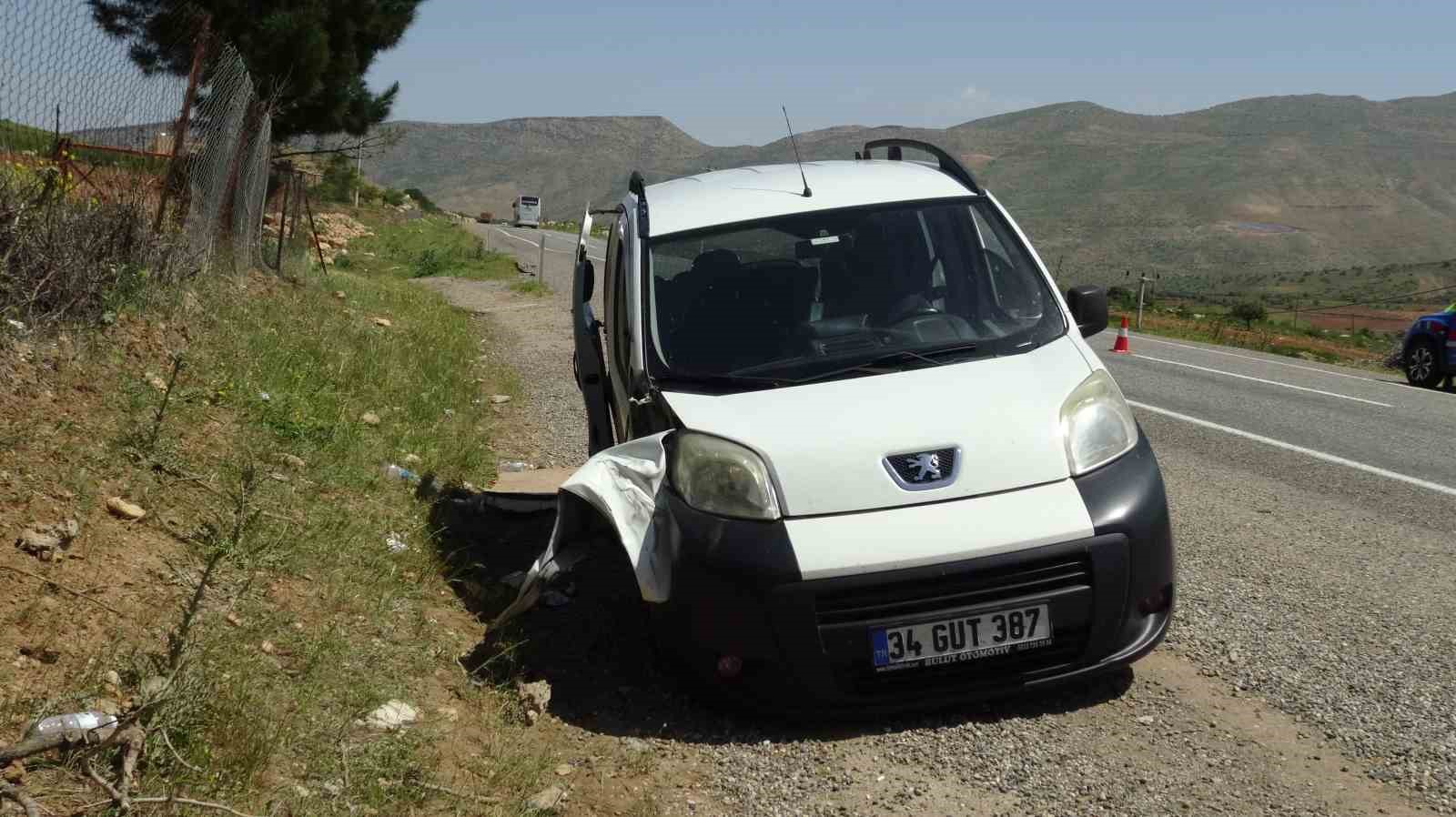Gerc&uuml;ş&rsquo;te trafik kazası: 2 yaralı
