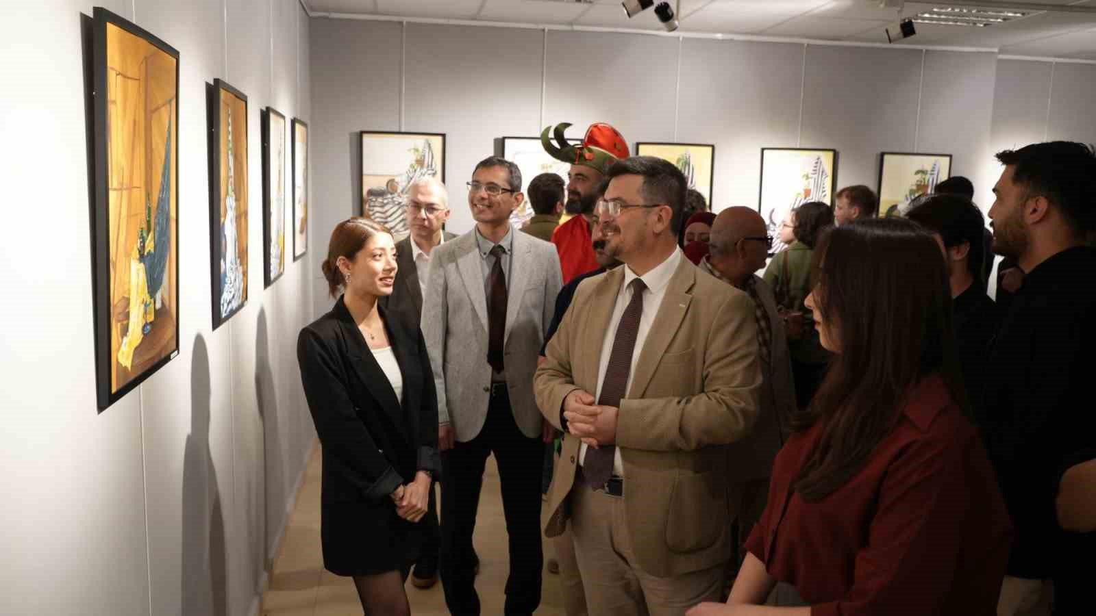 &Ouml;ğrencilerin ilk at&ouml;lye deneyimleri sergiye d&ouml;n&uuml;şt&uuml;
