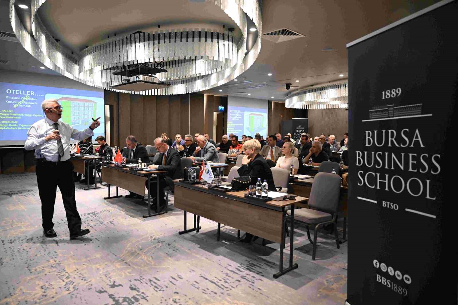 Turizm Sekt&ouml;r&uuml; Yangın G&uuml;venliği İ&ccedil;in Bursa Business School&rsquo;da Buluştu
