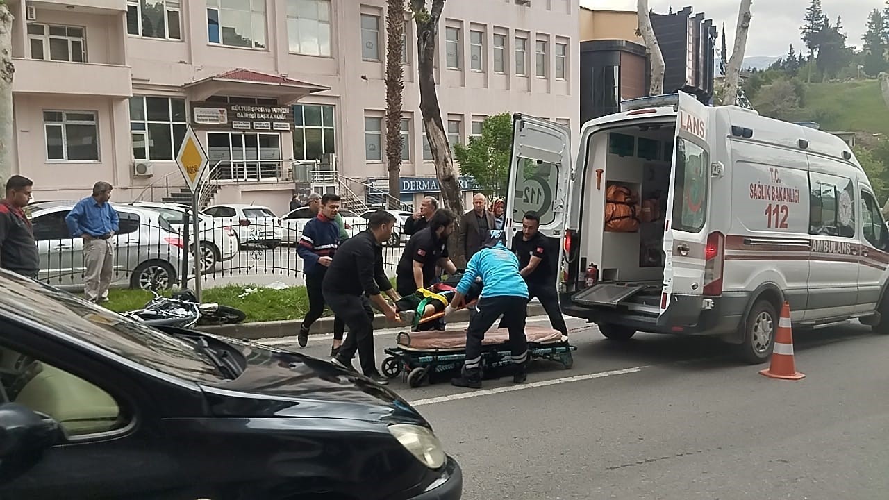 Kahramanmaraş&rsquo;ta trafik kazası: 1 ağır yaralı
