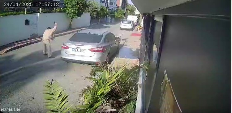 Yaşlı adam kendisine saldıran köpeği vurdu