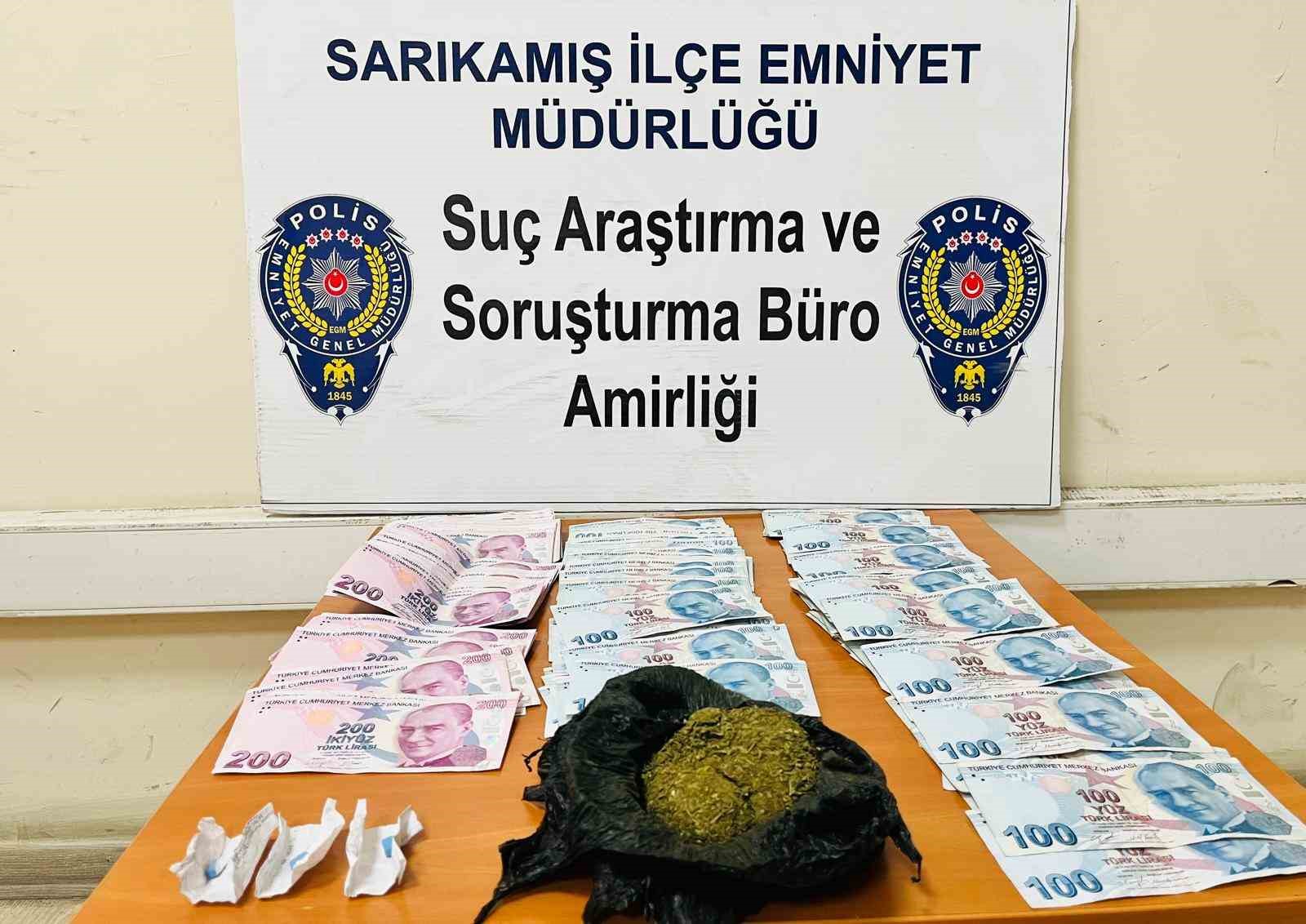 Sarıkamış’ta uyuşturucu ele geçirildi