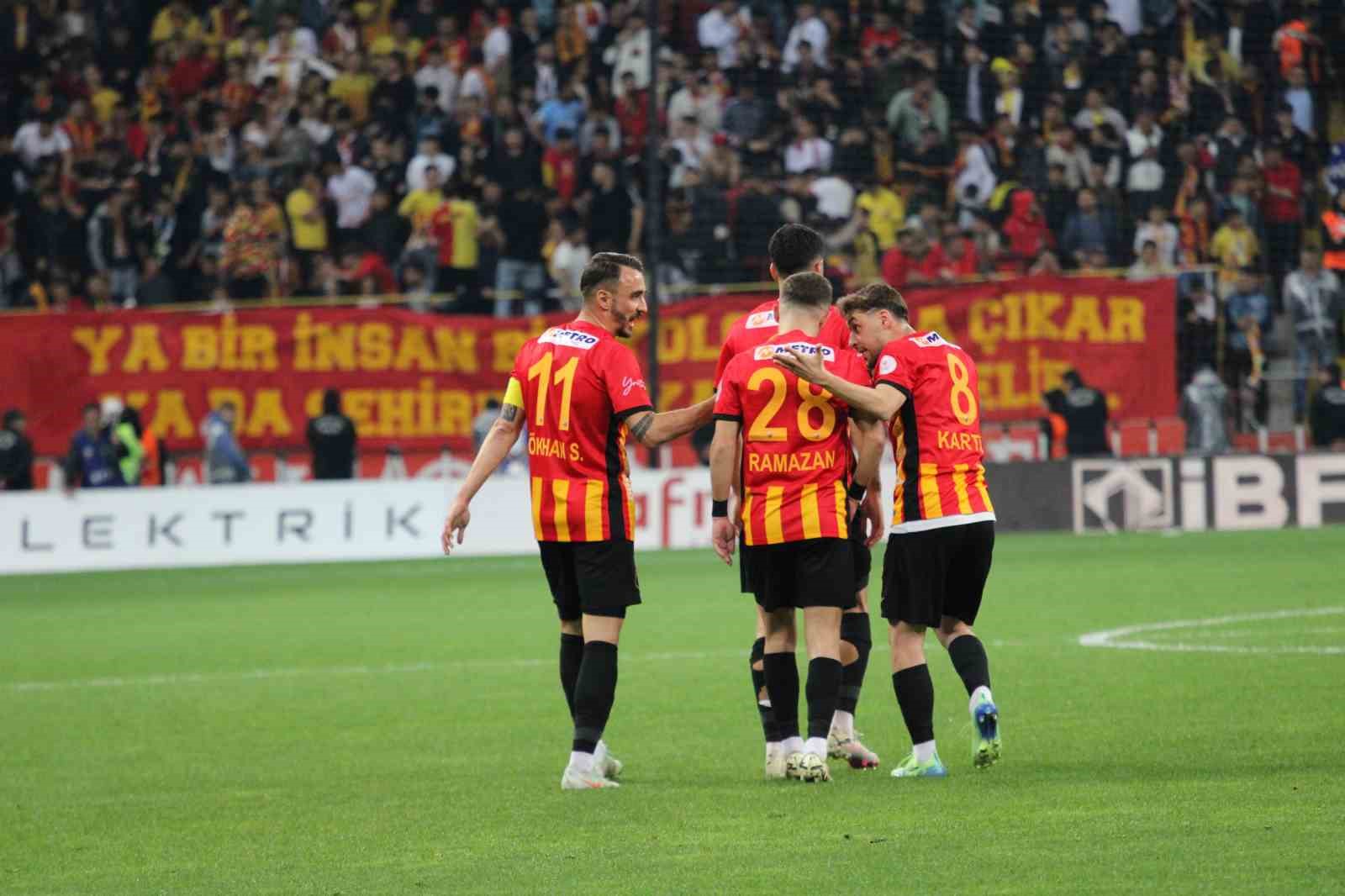 Süper Lig: Kayserispor: 1 - Çaykur Rizesor: 0 (İlk yarı)