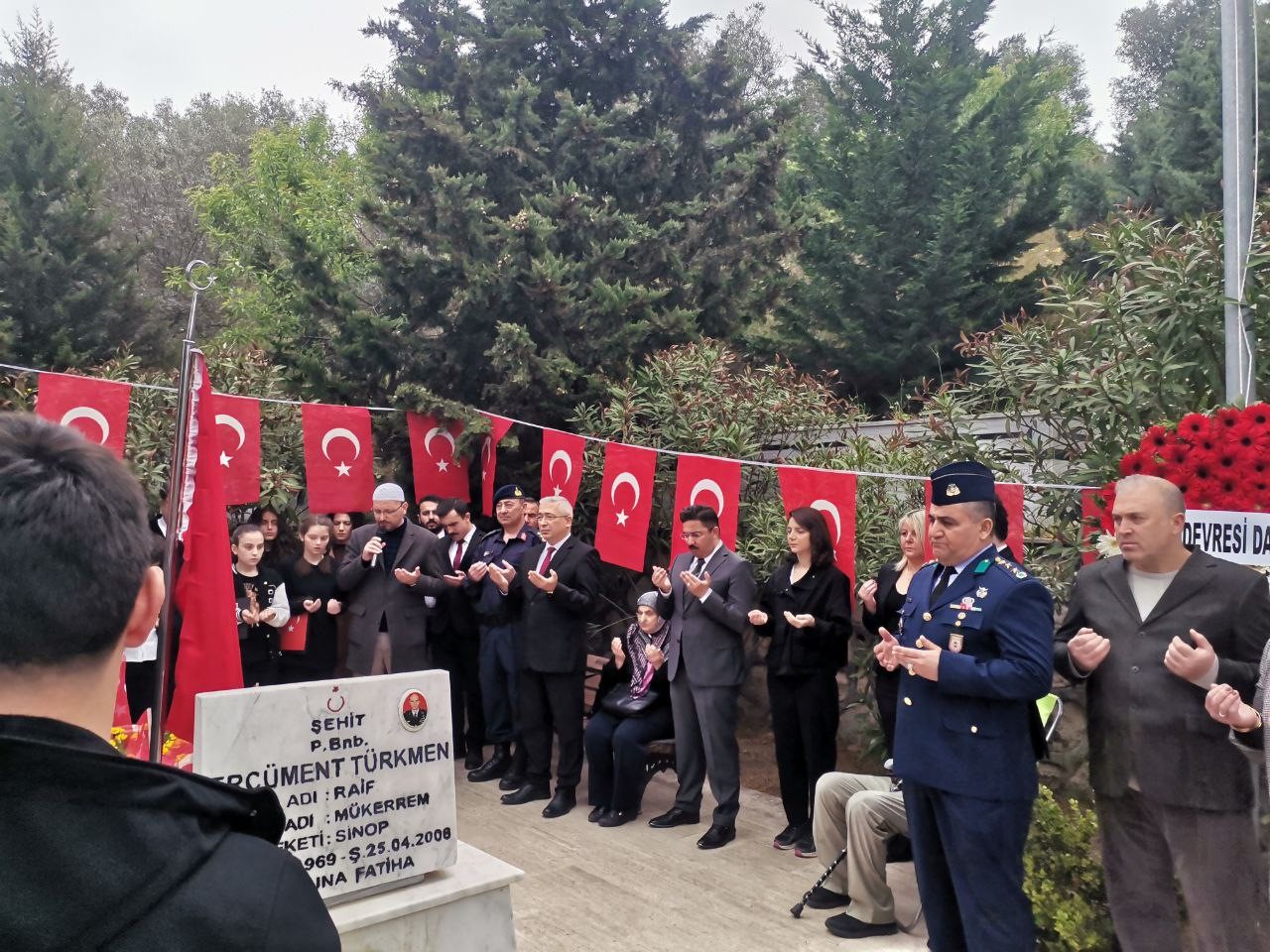 Şehit Binbaşı Ercüment Türkmen dualarla anıldı
