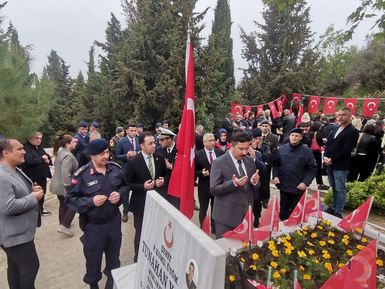 Şehit Binbaşı Ercüment Türkmen dualarla anıldı