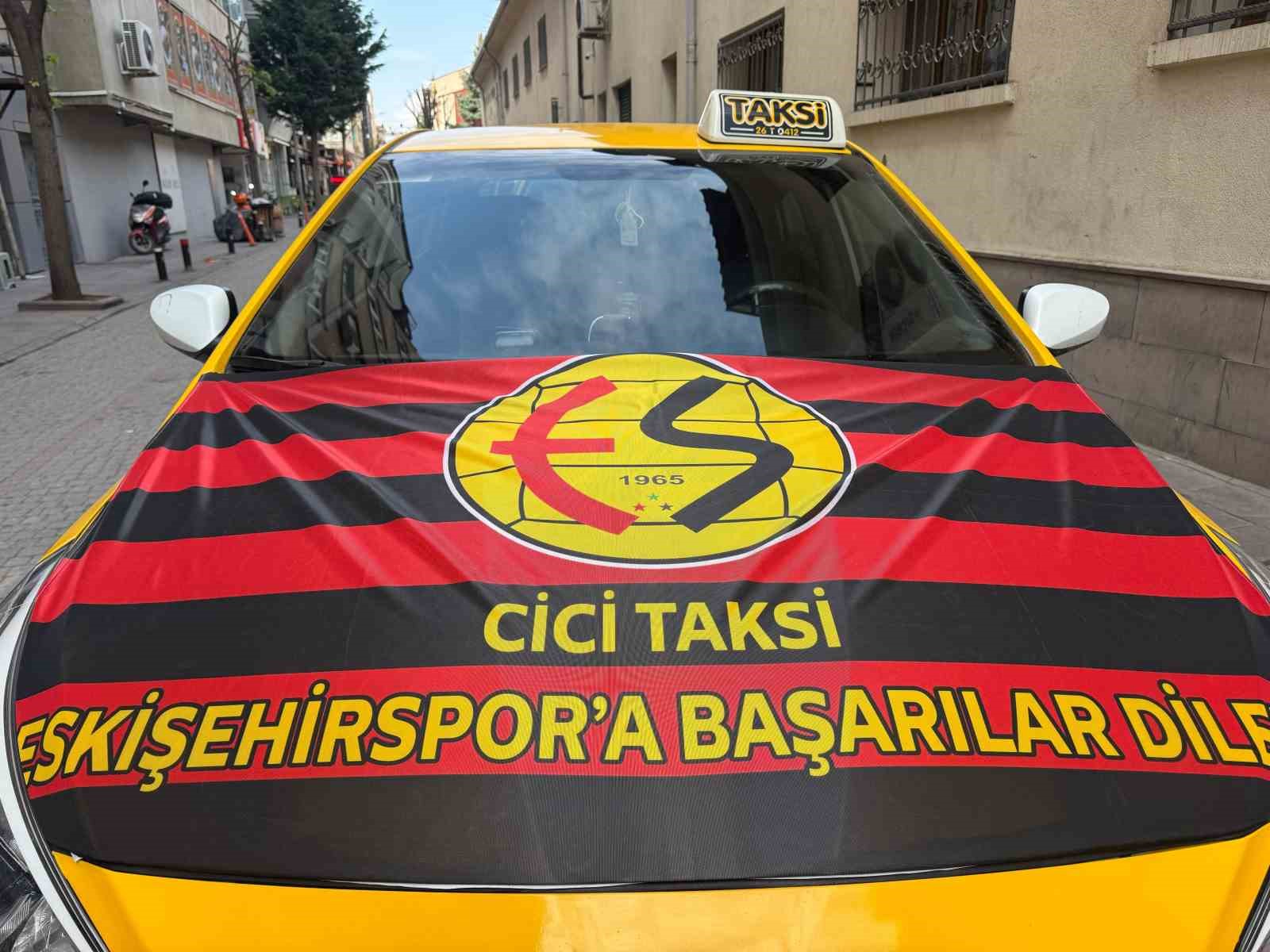 Taksicilerden Eskişehirspor’a destek
