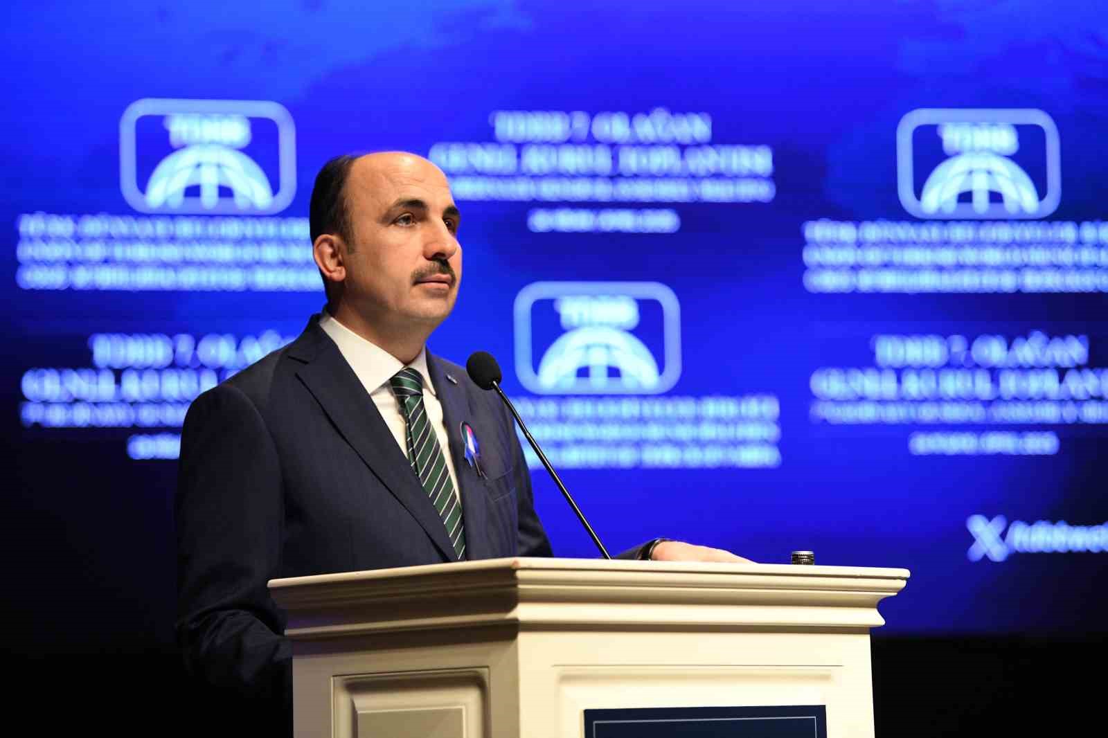 Başkan Altay TDBB 7. Olağan Genel Kurulu&rsquo;nda yeniden başkan se&ccedil;ildi
