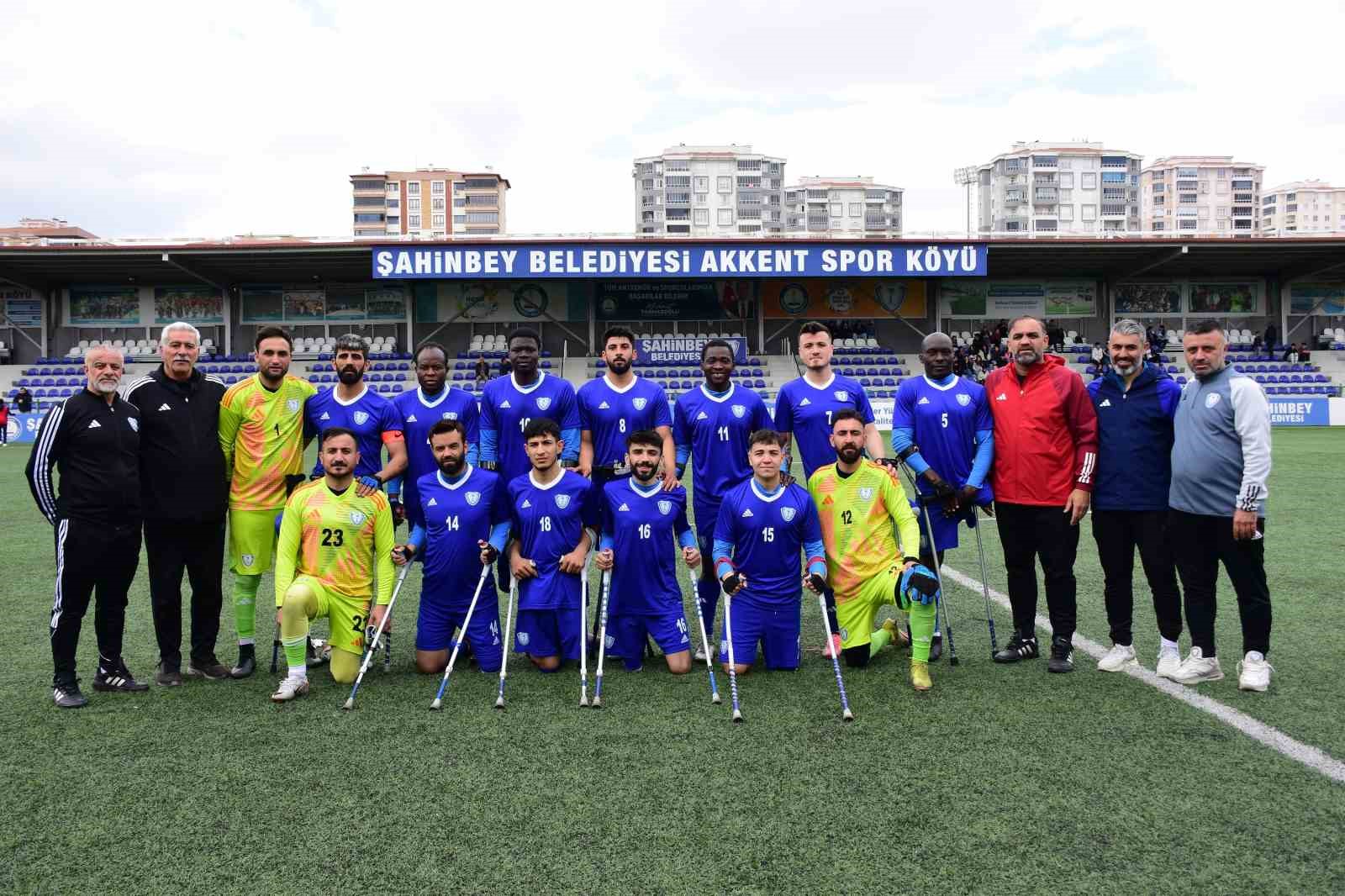 Şahinbey Ampute’den şampiyonluk yolunca önemli galibiyet: 2-1