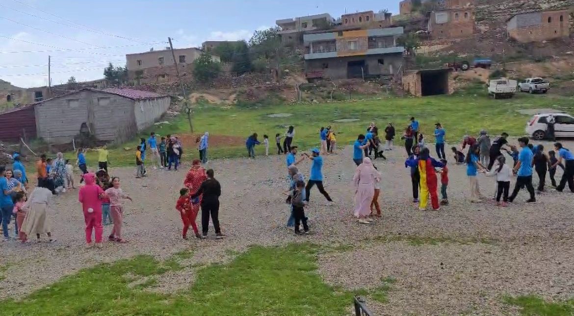 Çocuklar düzenlenen etkinlikte doyasıya eğlendi
