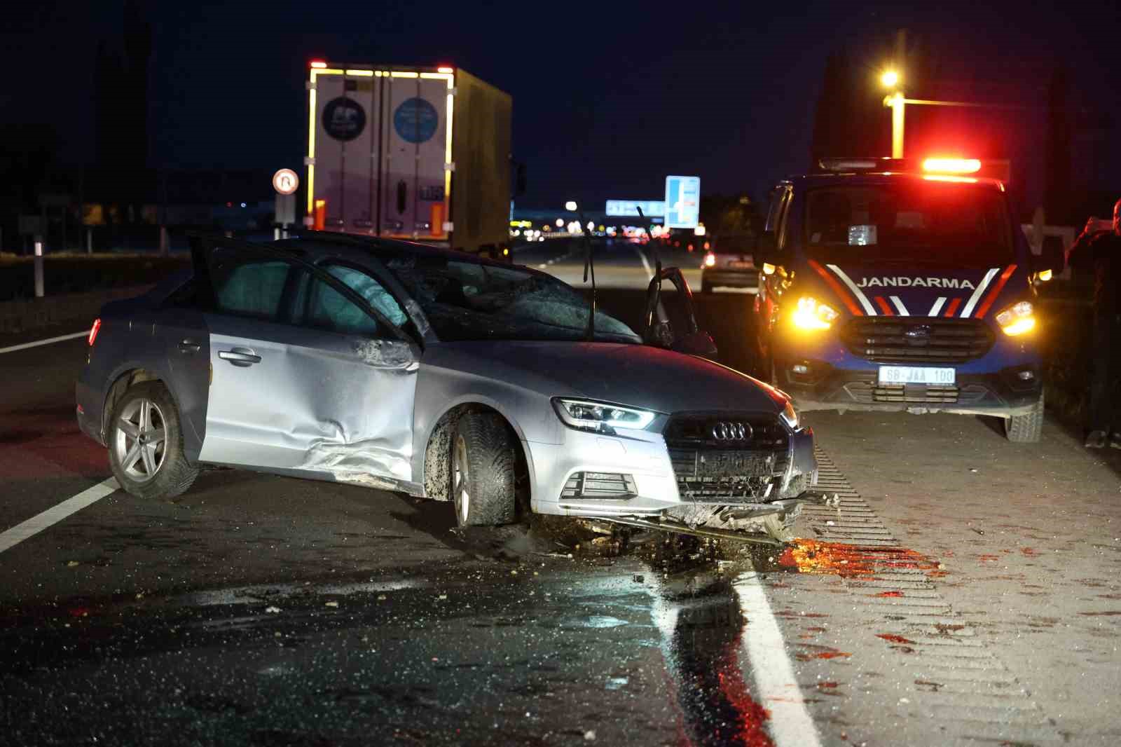 Aksaray’da otomobil takla attı: 2 yaralı