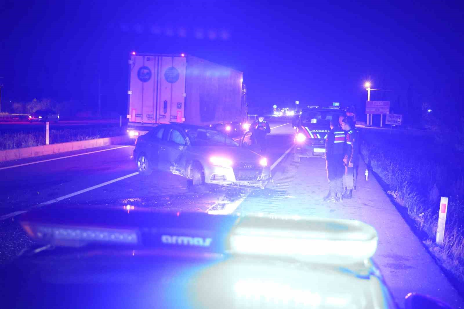 Aksaray’da otomobil takla attı: 2 yaralı
