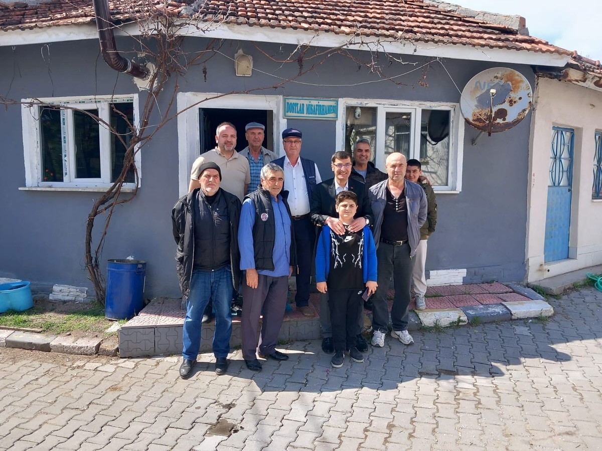 Başkan Eyüp Kahveci, Büyüksaka köyünde hemşehrileriyle buluştu