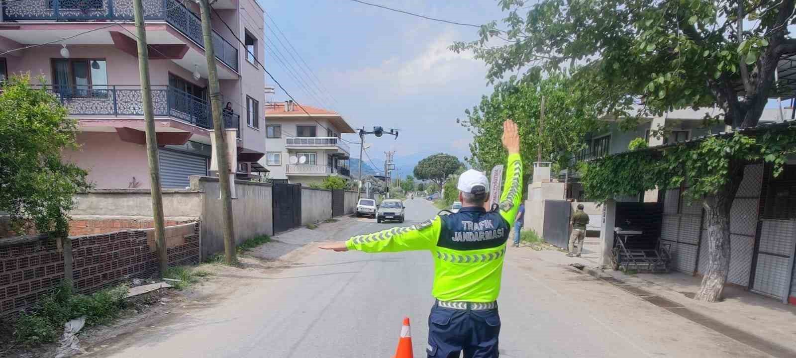 Jandarma Köşk’te havadan denetim yaptı