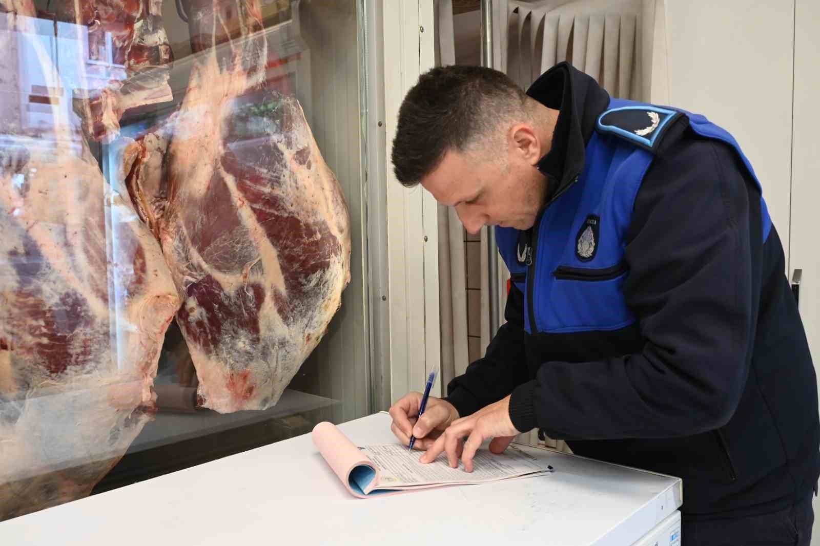 Bozüyük’te kasap ve et reyonlarına denetim