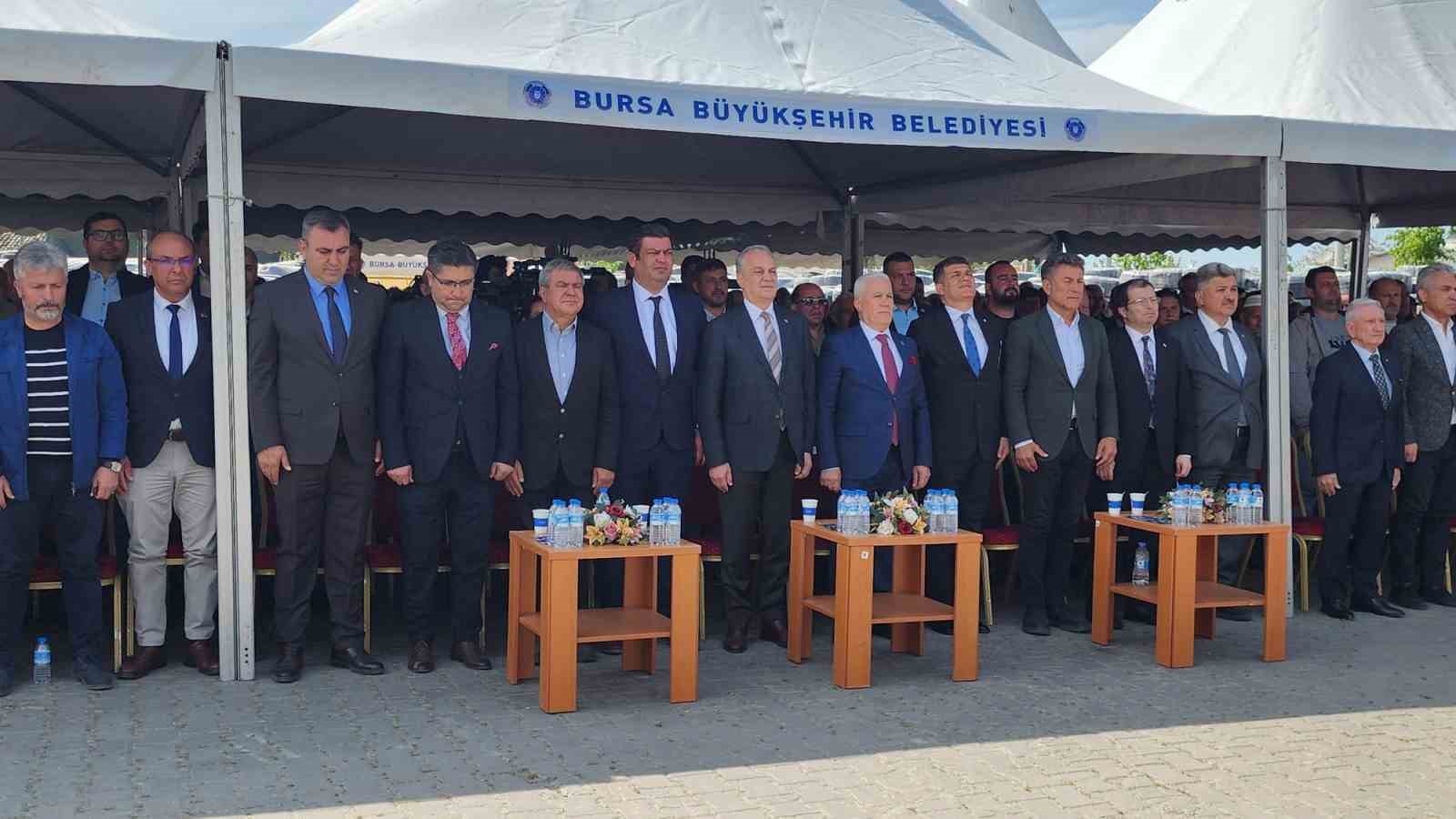 Bursa&rsquo;da çiftçiye ücretsiz sulama borusu dağıtıldı