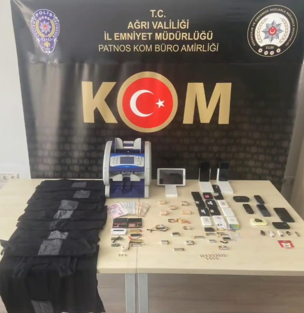 Ağrı’da motorlu taşıtlar sınavında kopya operasyonu: 8 gözaltı
