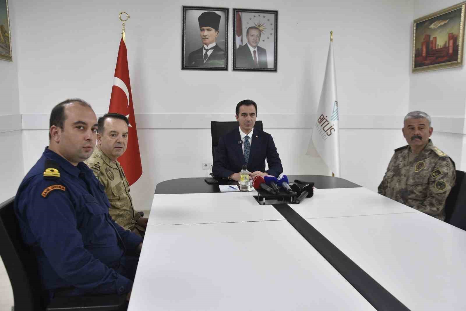 Bitlis Valisi Karakaya, 3 aylık asayiş olaylarını değerlendirdi