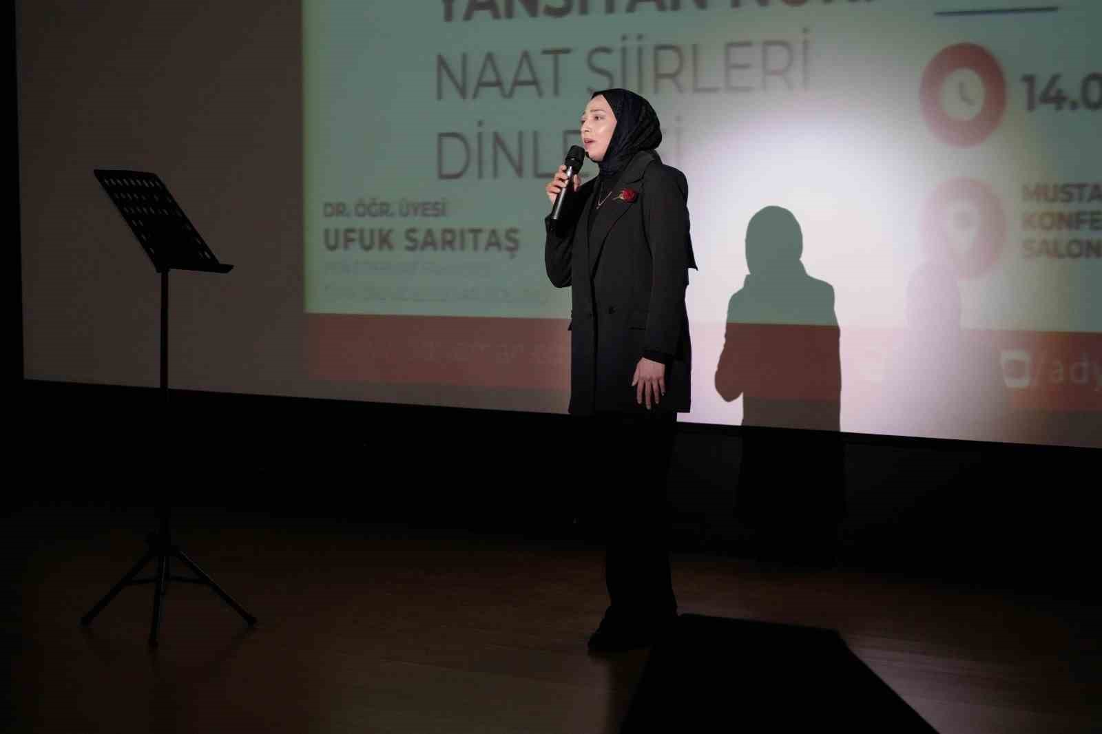 "Mısralara yansıyan nur" şiir dinletisi" düzenlendi