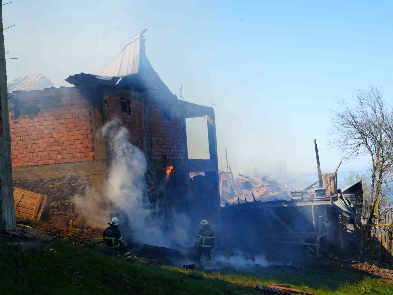 Kastamonu’da elektrik panosu patladı: 3 ev ve 3 ahır küle döndü