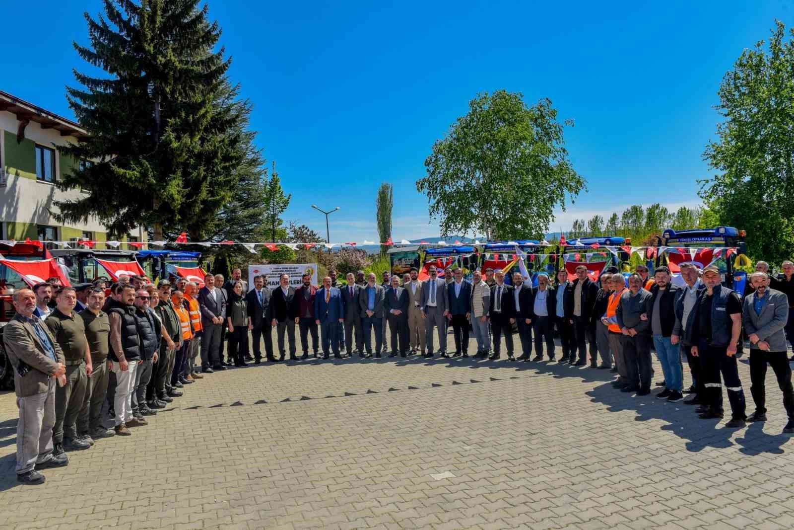 Kastamonu’da yüzde 20 hibeli makine ve ekipmanlar çiftçilere teslim edildi
