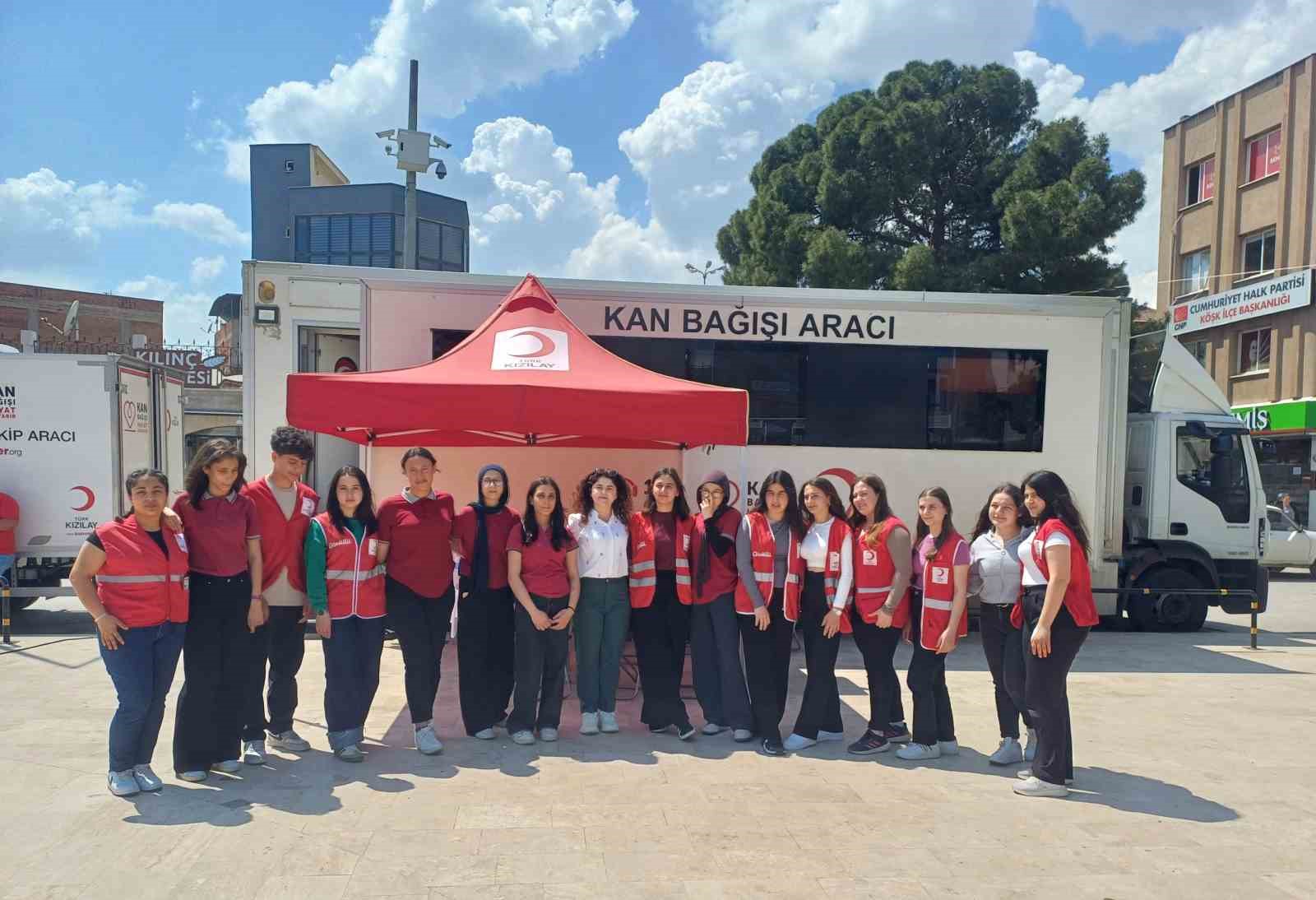 Köşk’te kan bağışı kampanyası düzenlendi