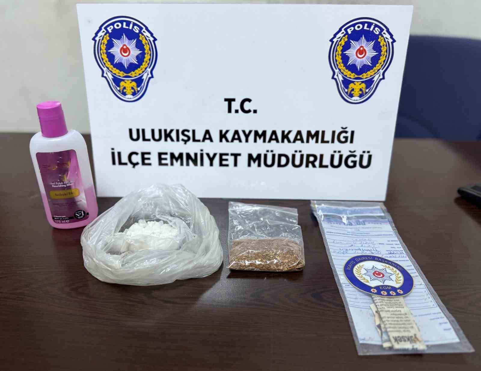 Niğde’de uyuşturucu operasyonu: 2 tutuklama