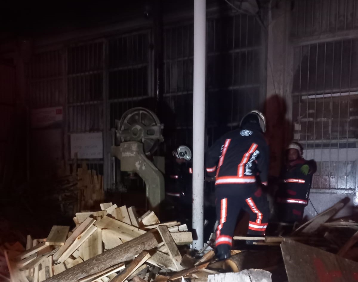 Malatya’da işyeri yangını