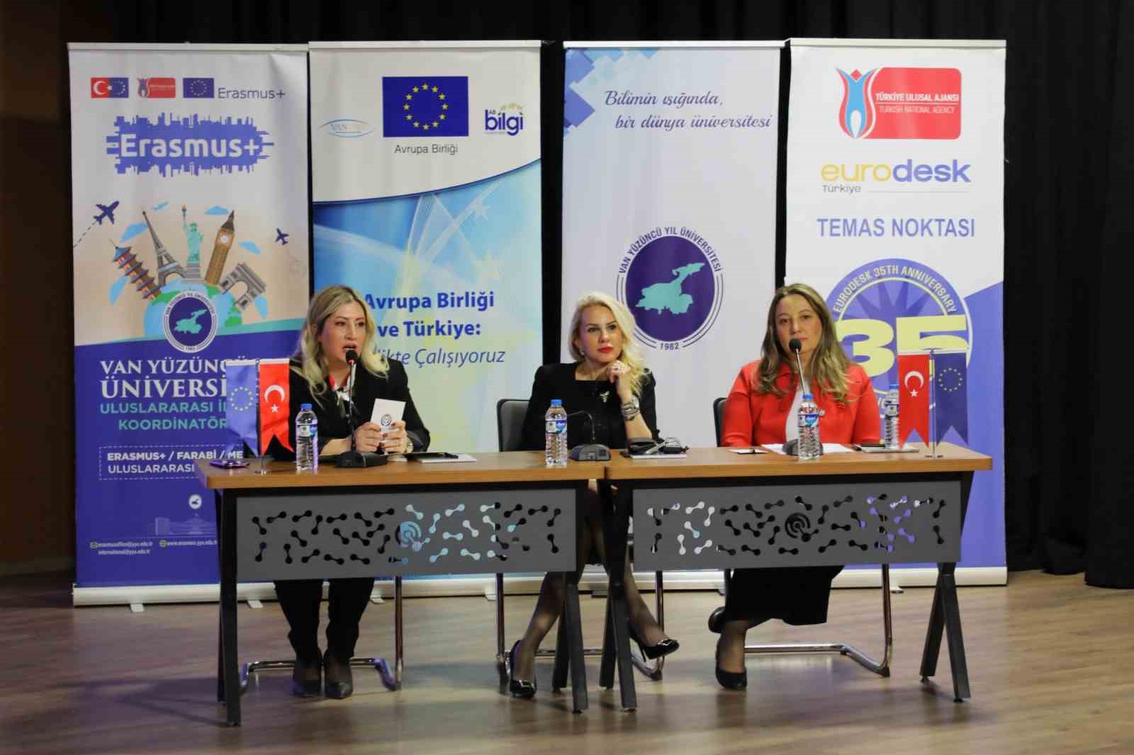 Van AB Bilgi Merkezi, YYÜ’de ’AB Desteklerini’ anlattı
