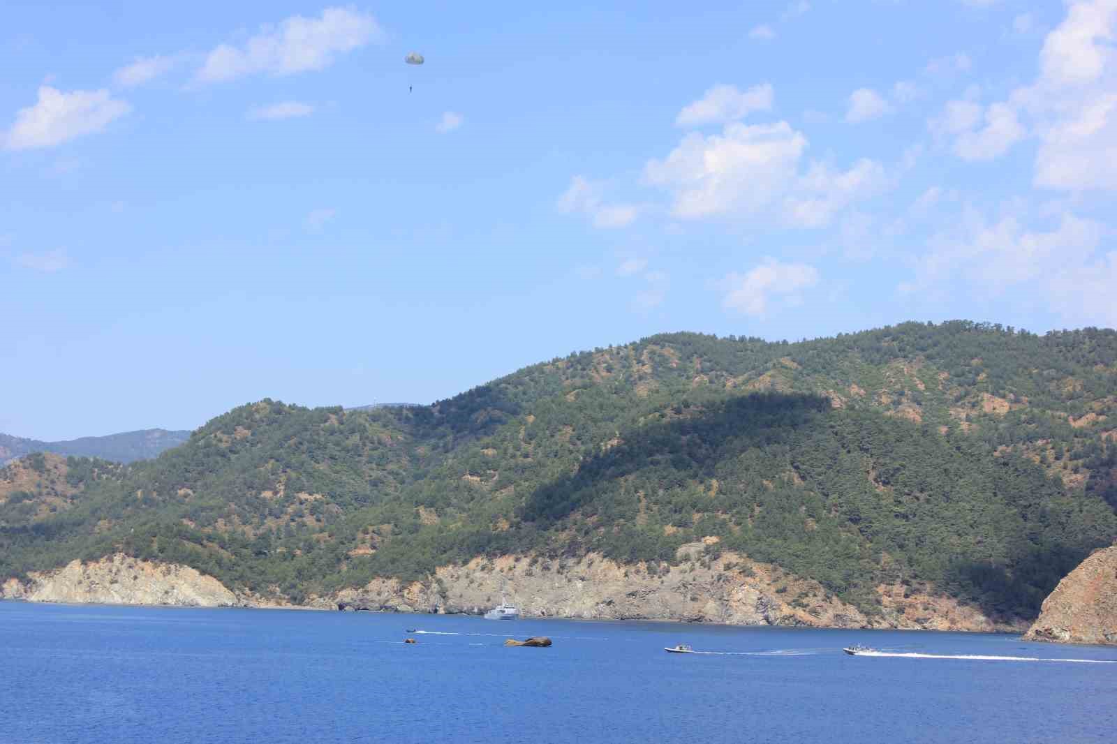 KURTARAN-25 Tatbikatı seçkin gözlemci günü Marmaris açıklarında başladı
