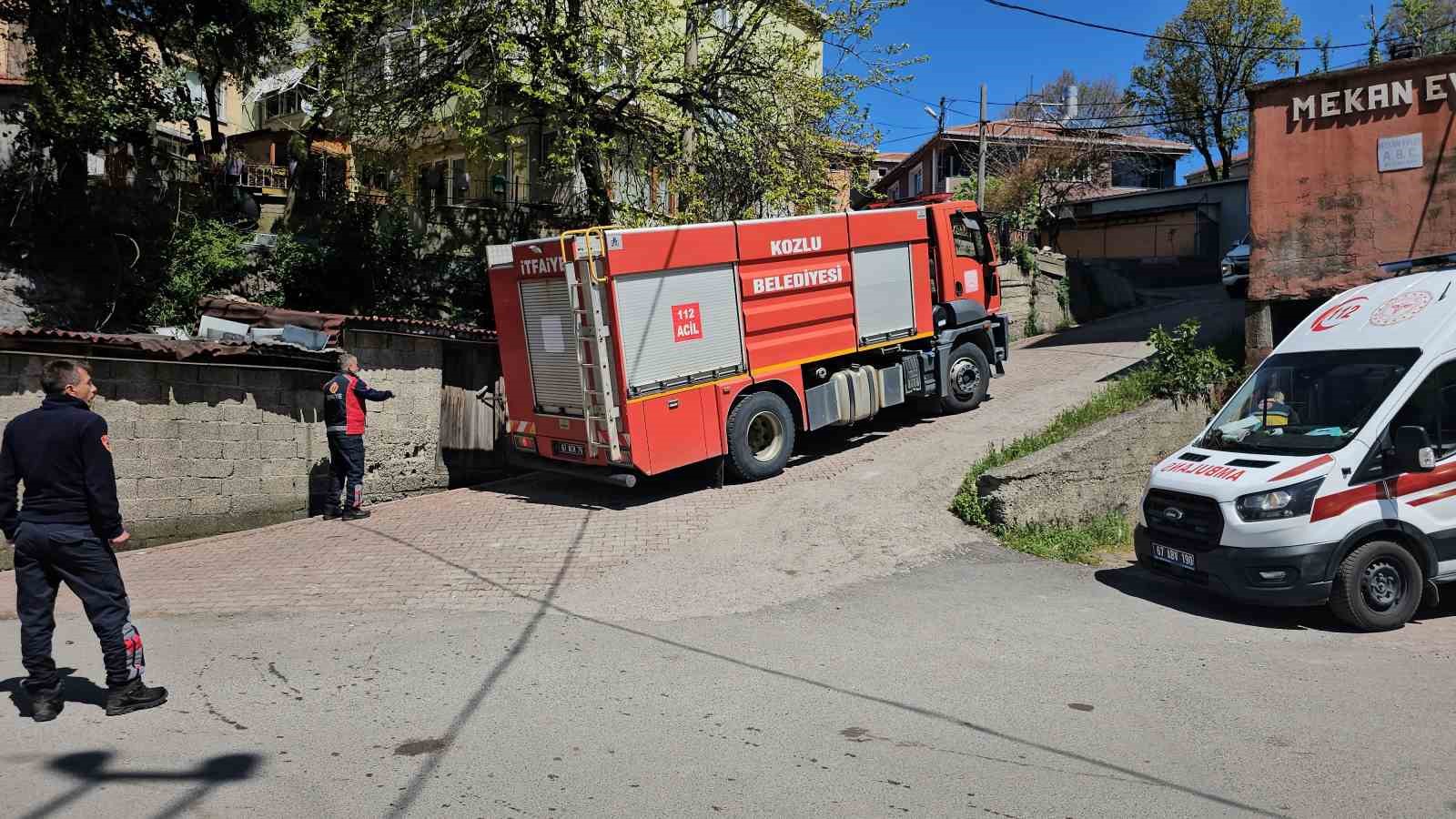 Aspirat&ouml;rden &ccedil;ıkan yangın paniğe neden oldu
