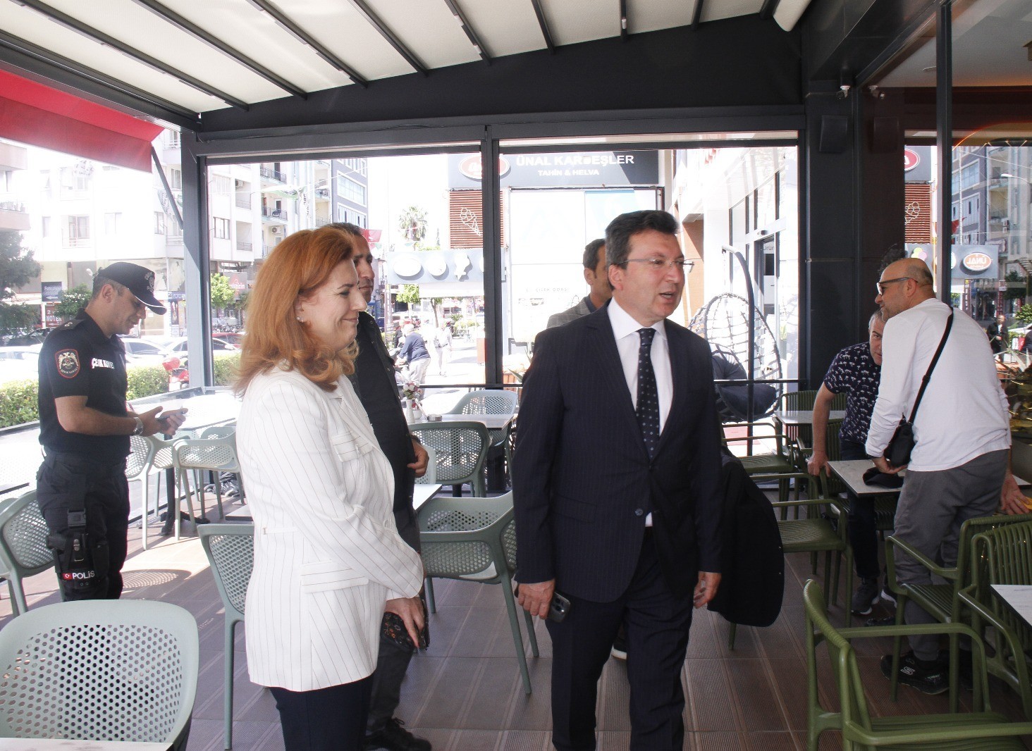 Kaymakam Şahin tütün denetimine katıldı