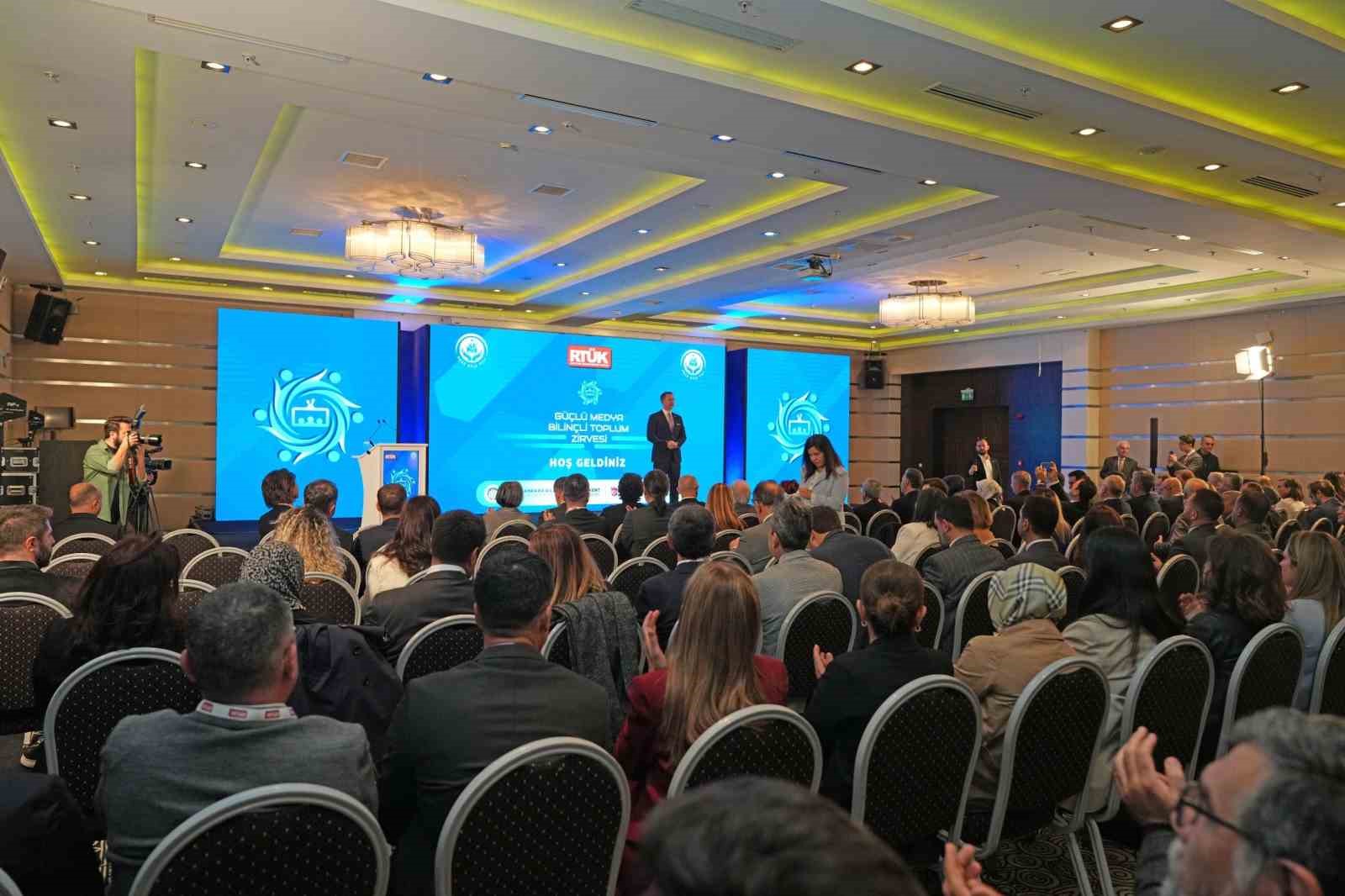 RTÜK Başkanı Şahin: "Güçlü medya, ancak bilinçli bir toplumla mümkündür"