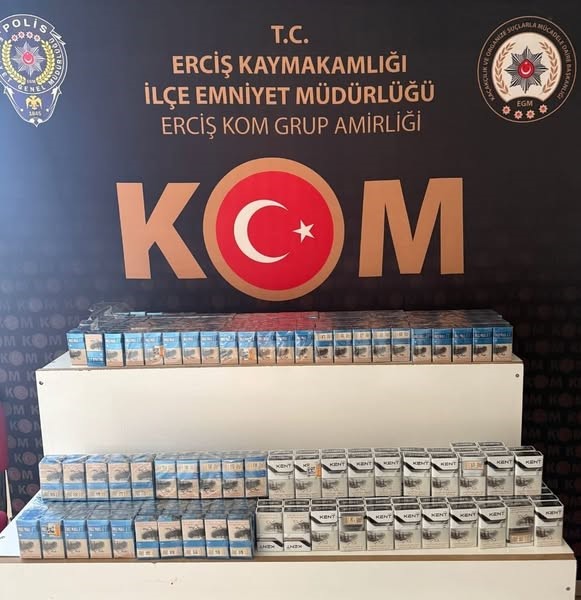Erciş’te kaçakçılık operasyonu